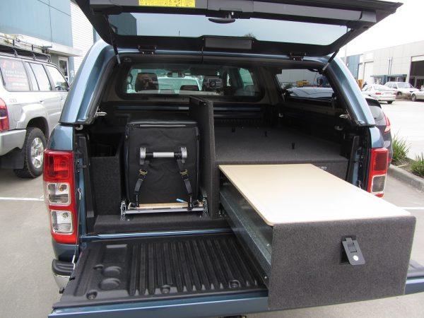 Ford Ranger Crew/Dual Cab – With Tub Liner - Fourby Fitouts